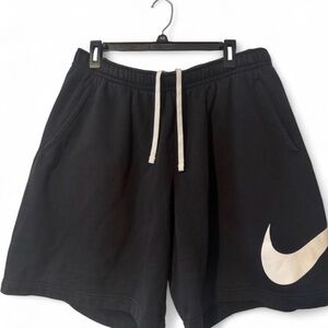 Nike Men’s Black and White Athletic Shorts